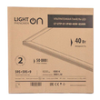Панель ультратонкая светодиодная LightPhenomenON LT-UTP-02-IP40-40W-6500К б/д 4E - Светильники - Для общественных зданий - магазин электрооборудования amperomvolt.ru